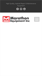 Mobile Screenshot of marathonequipmentinc.com